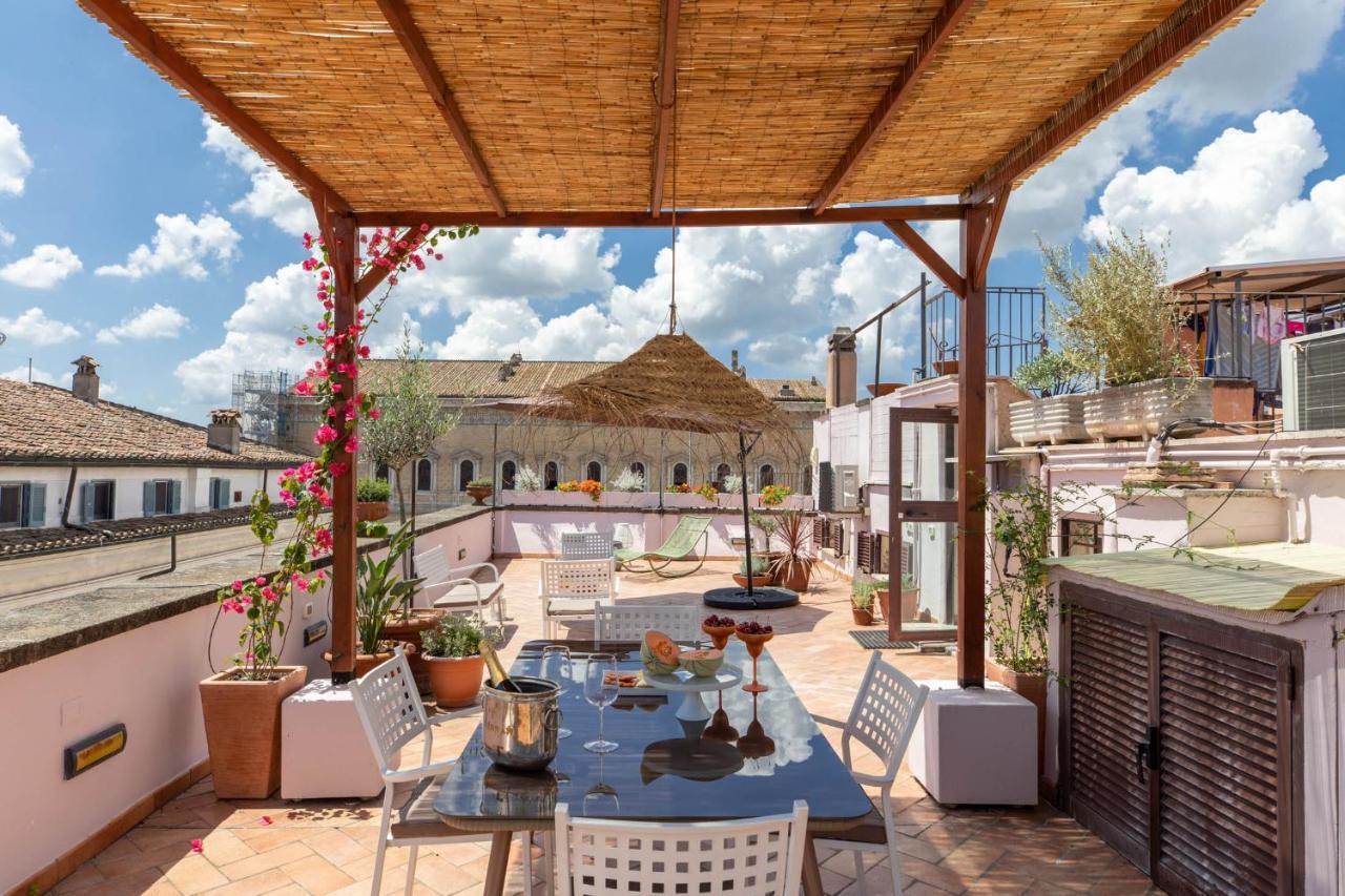 Апартаменты Iflat Penthouse In Campo De' Fiori Рим Экстерьер фото