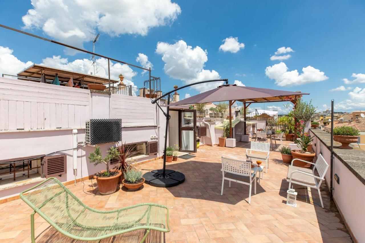 Апартаменты Iflat Penthouse In Campo De' Fiori Рим Экстерьер фото