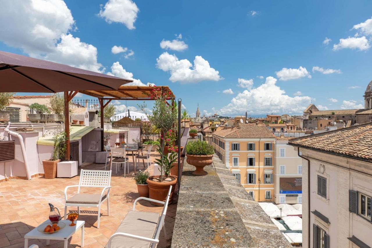 Апартаменты Iflat Penthouse In Campo De' Fiori Рим Экстерьер фото
