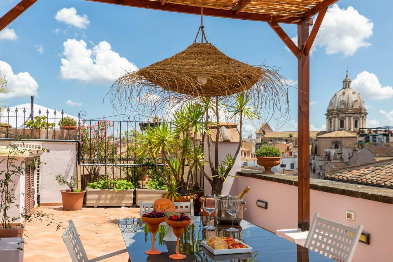 Апартаменты Iflat Penthouse In Campo De' Fiori Рим Экстерьер фото