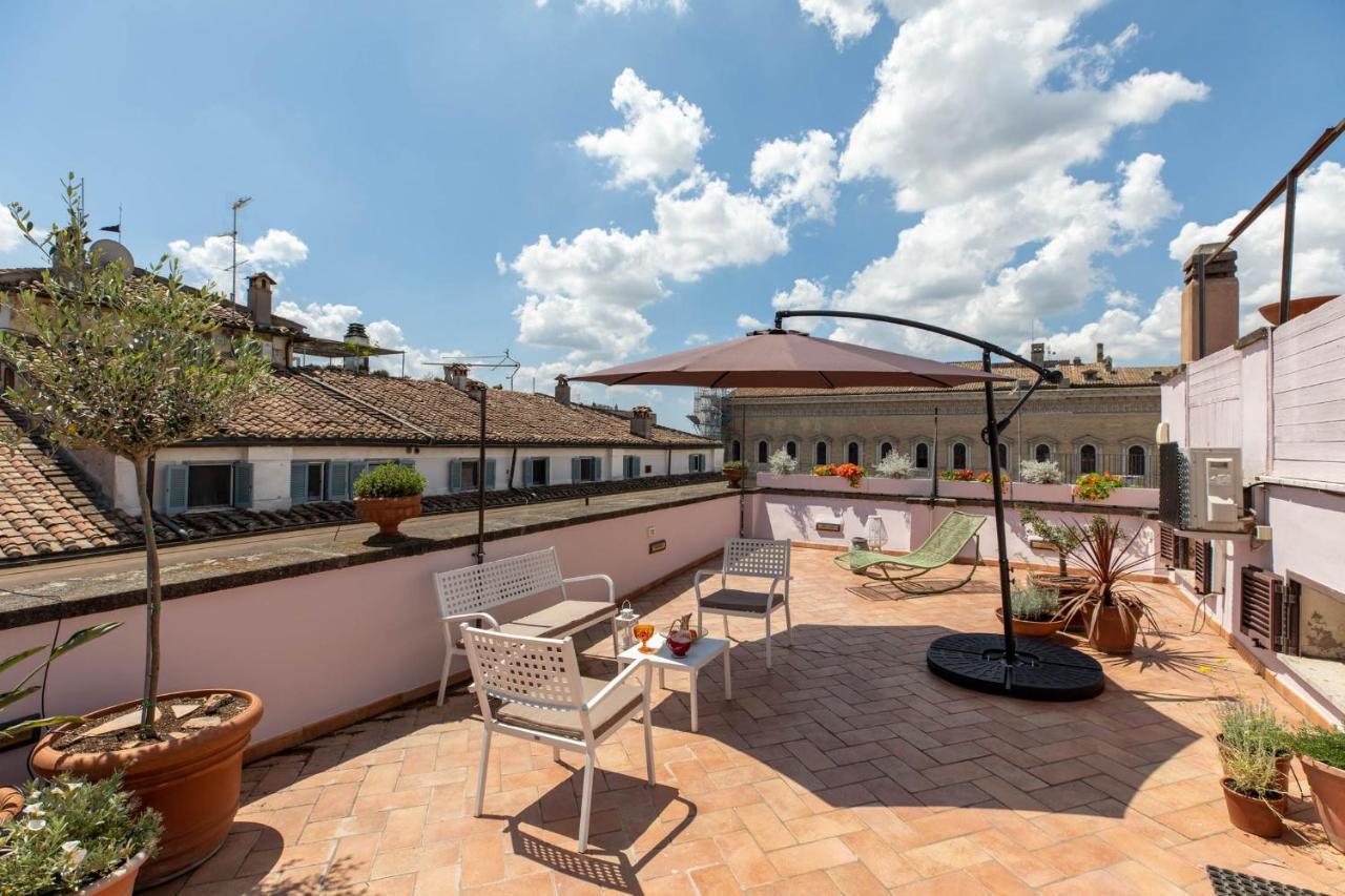 Апартаменты Iflat Penthouse In Campo De' Fiori Рим Экстерьер фото